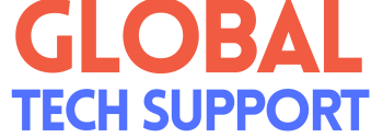 Blue minimalist find worker logo